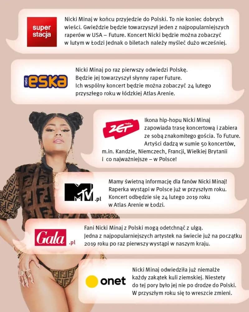 Ile kosztuje bilet na koncert Nicki Minaj? Ceny, które zaskakują