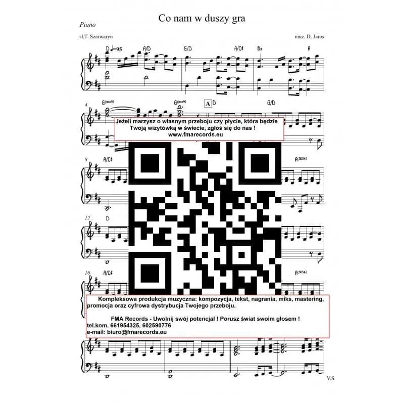 Co nam w duszy gra podkład muzyczny - gdzie znaleźć i jak użyć